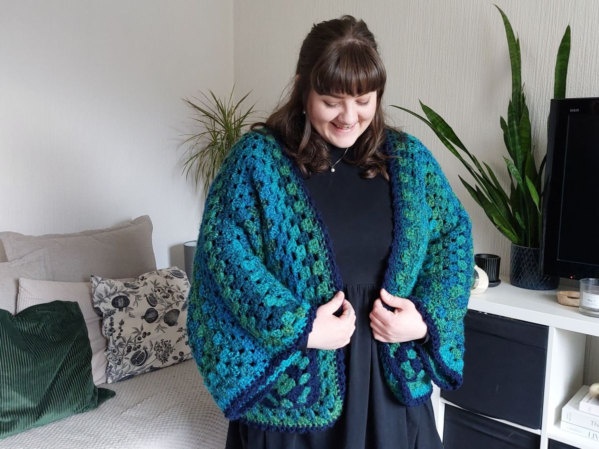 MY FIRST EVER CROCHET&nbsp;CARDIGAN